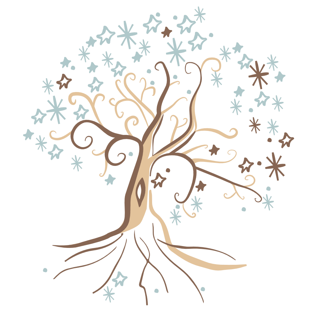 Ricevi orientamento Albero sciamanico con stelline